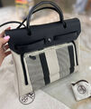 Сумка Hermèsherbag Zip женский кожа черный 123154-2