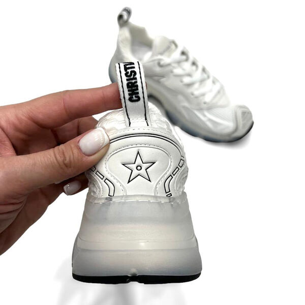 Кроссовки Christian Dior женский кожа графитовый 110135-3