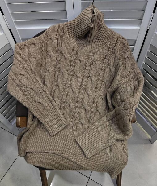 Свитер Max Mara женский вязаная ткань графитовый 166479