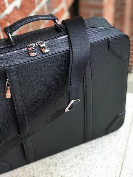 Мужской портфель-рюкзак Louis Vuitton мужской кожа черный 52110-6