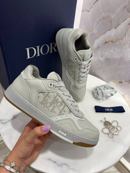 Кеды Christian Dior женский кожа графитовый 127703-2