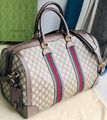 Дорожная сумка Gucci мужской кожа бежевый 19160-1