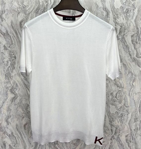 Мужская футболка Kiton мужской белый 112474