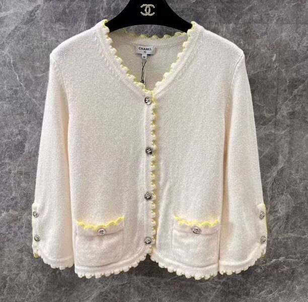 Кардиган Chanel женский белый 179885