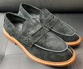 Мужские лоферы Brunello Cucinelli мужской замша черный 121368-1