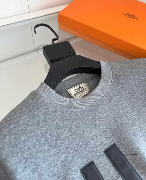 Мужской свитшот Hermès мужской графитовый 161246-3