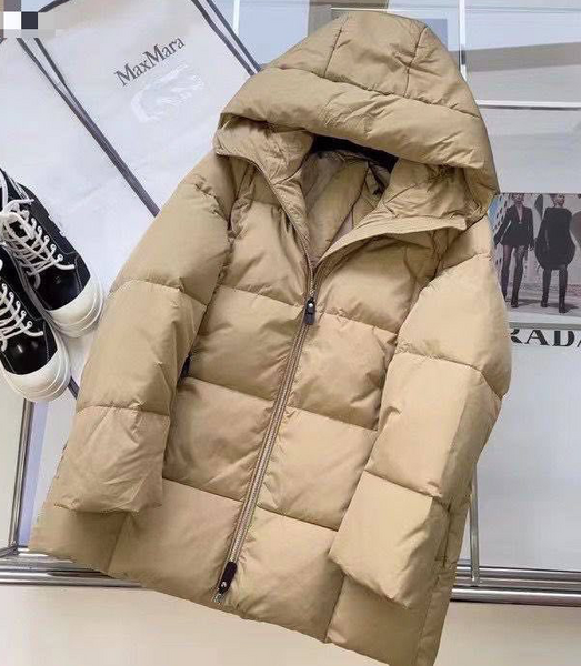 Пуховик Max Mara женский бежевый 62989