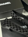 Балетки Chanel женский замша черный 182842-3