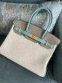 Сумка Hermès Birkin 30 женский графитовый 140086-4