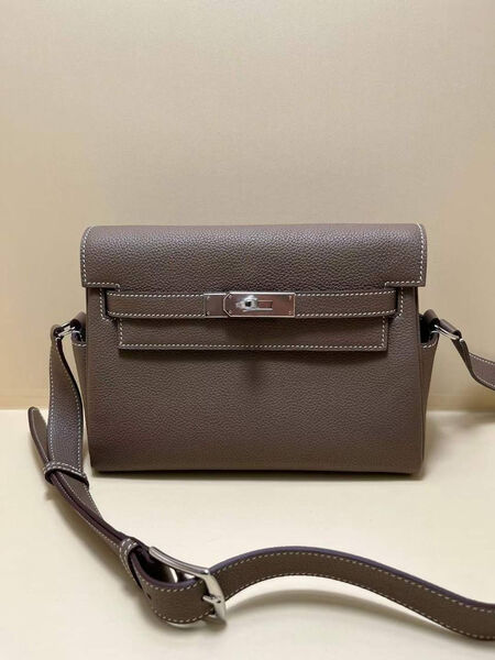 Мужская сумка мессенджер Hermès мужской кожа 142949-2