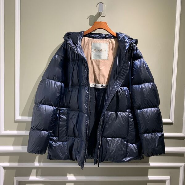 Пуховик Max Mara женский синий 62949-3
