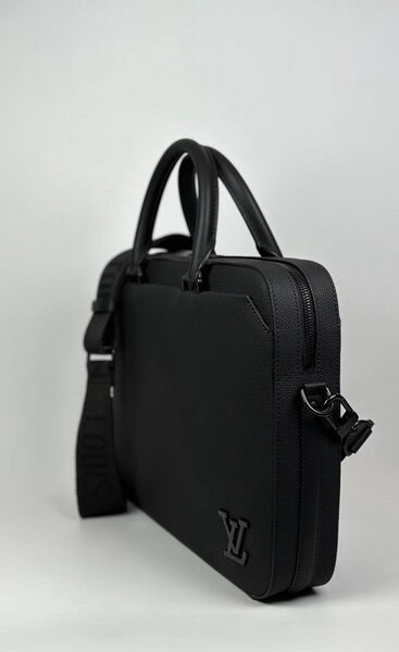 Мужской портфель Louis Vuitton мужской кожа черный 147895-4