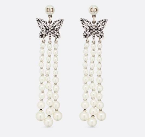 Серьги Dior темно-серый 175830