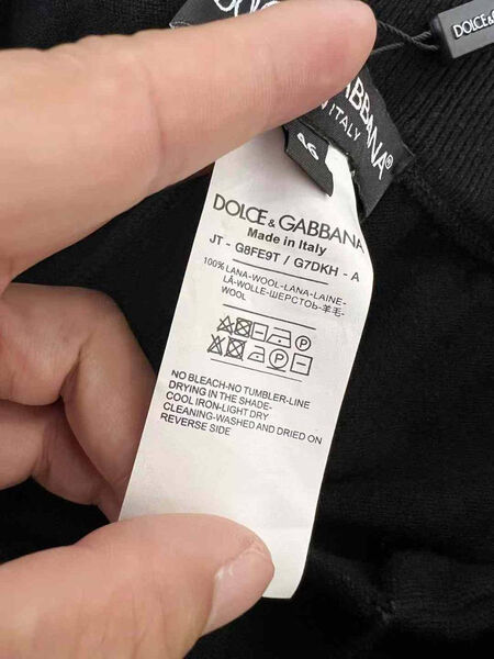 Мужские брюки Dolce & Gabbana мужской черный 169368-9