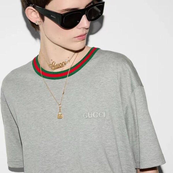 Футболка Gucci женский графитовый 183466-3