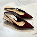 Туфли Gucci женский кожа бордовый 152304-2
