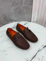 Мужские мокасины Hermès мужской кожа 185732-2