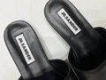 Шлепки Jil Sander женский кожа черный 155623-4