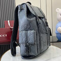 Мужской рюкзак Gucci мужской канва графитовый 191765-4