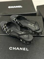 Туфли Chanel женский замша черный 182848-2