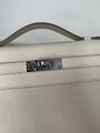 Сумка Hermèskelly 20 Pochette женский кожа белый 138055-4