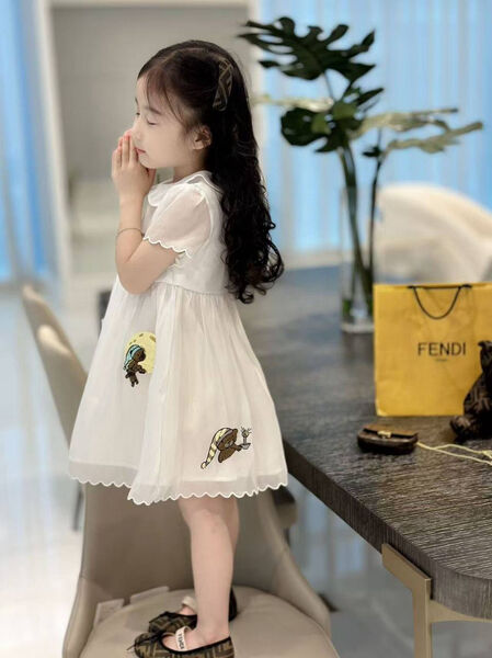 Детское платье Fendi белый 182340-3