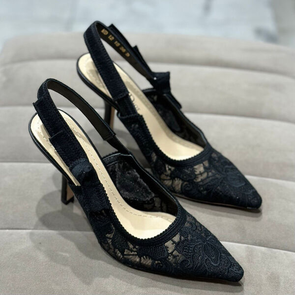 Туфли Christian Dior женский стразы черный 114978-8