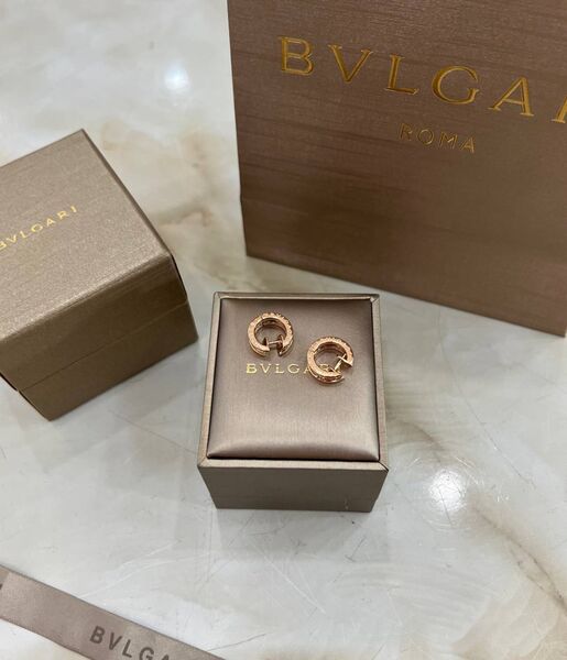 Серьги Bvlgari бронзовый 176062-4