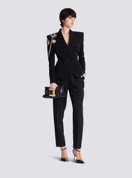 Сумка Balmain женский кожа черный 197085-3