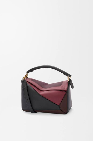 Сумка Loewe женский кожа бордовый 201373-3
