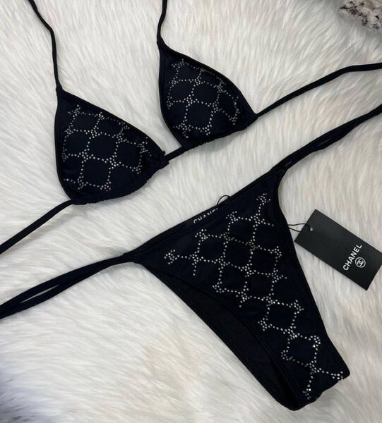 Купальник Chanel женский черный 144800
