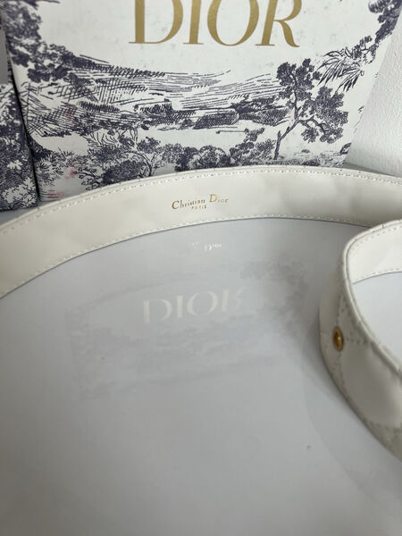 Женский ремень Christian Dior женский кожа белый 139208-3