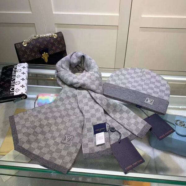 Мужской коплект Louis Vuitton мужской вязаная ткань графитовый 135745-2