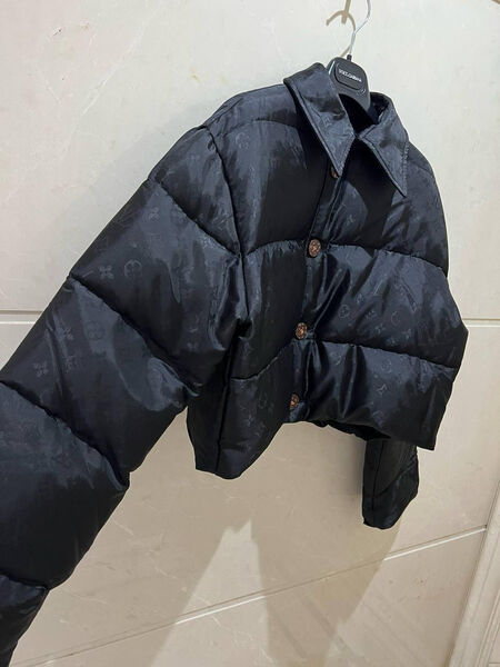 Пуховик Louis Vuitton женский черный 164546-3