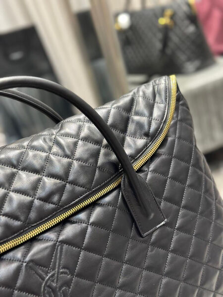 Дорожная сумка Saint Laurent мужской кожа черный 120933-6