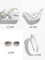 Сумка Chanel женский текстиль белый 192439-10