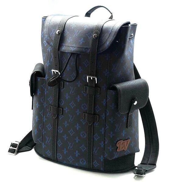 Мужской рюкзак Louis Vuitton мужской канва синий 121197