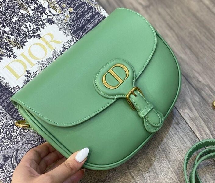 Сумка Christian Dior Bobby женский кожа болотный 97046