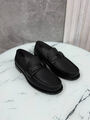 Мужские лоферы Louis Vuitton мужской кожа черный 185774-2