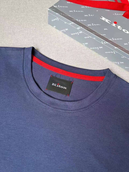 Мужская футболка Kiton мужской синий 155139-6