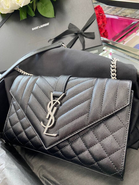 Сумка Saint Laurent женский кожа черный 97715-3