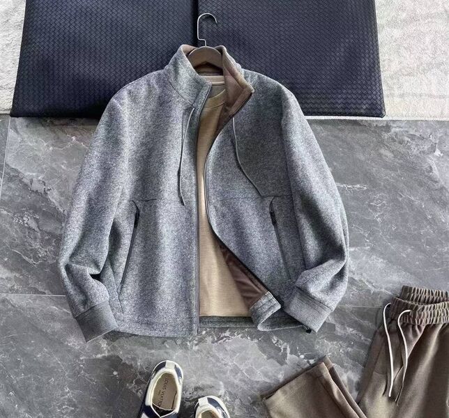 Мужской бомбер Zegna мужской графитовый 198709