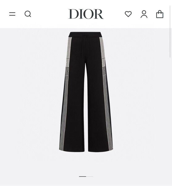 Брюки Christian Dior женский черный 184284-2