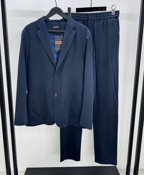 Мужской костюм Zegna мужской синий 196080