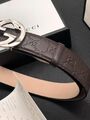 Мужской ремень Gucci мужской кожа 52347-3