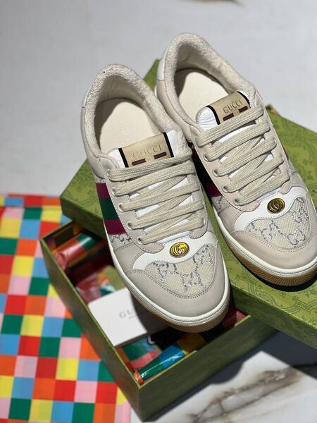 Кеды Gucci женский кожа белый 109690-5