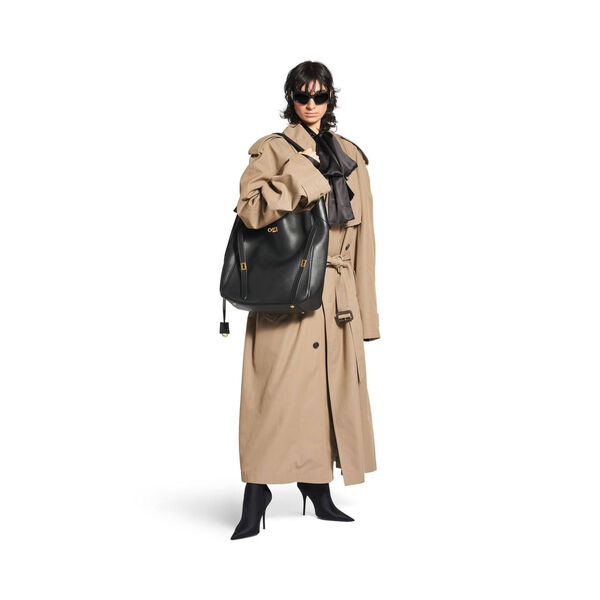 Сумка Balenciaga Bel Air Large женский кожа черный 172537-3