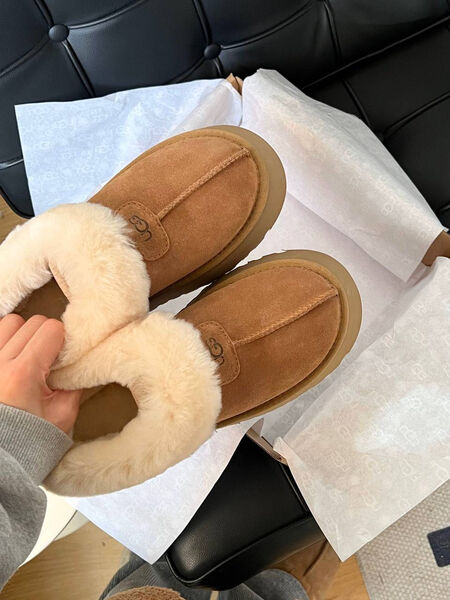 Угги Ugg женский замша бежевый 96039-2
