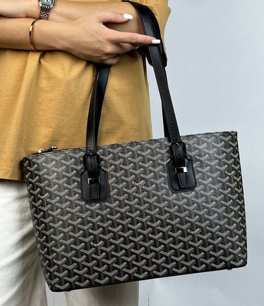 Сумка Goyard женский кожа черный 156598
