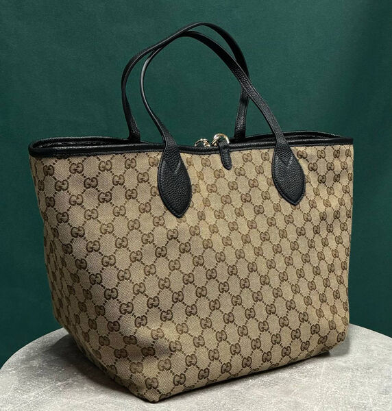 Сумка Gucci женский канва бежевый 192643